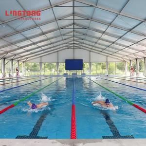 Cubierta para Piscina Comercial, Estructura Sellada Anticondensación para Piscinas Cubiertas de Entrenamiento - Product Image 2