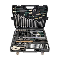 Kit d'outils à main pour la maison, 180 pièces, boîte à outils, jeu de clés à douilles, clé à cliquet, kit d'outils à main professionnel, jeu de douilles, mécanique automobile