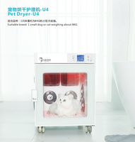 Séchoir de toilettage pour animaux UKDA U1+ U4 rechargeable en fer et plastique, écologique, pour chiens et chats, idéal pour la salle de bain