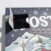 Boîte à pêche mystère avec logo personnalisé, Calendrier de l'Avent de la pêche 24 jours, Papier artistique, Doublure en éponge, Lamination mate, Gaufrage
