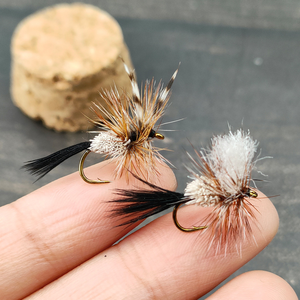 Leurres de pêche à <span class=keywords><strong>la</strong></span> <span class=keywords><strong>mouche</strong></span> sèche haut de gamme, noués à <span class=keywords><strong>la</strong></span> main, flottants, imitation insecte, haute flottabilité, appât de surface pour truite et brochet 14 # - Product Image 4