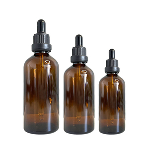ขวดแก้วสีเหลืองอำพันสำหรับน้ำมันนวด5มล. 10มล. 15มล. 20มล. 30มล. 50มล. 100มล. - Product Image 1