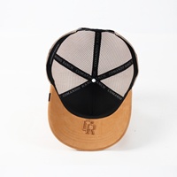 Gorra Trucker de Moda Baida en Gamuza Marrón con Bordado de 'El Payaso' Unisex