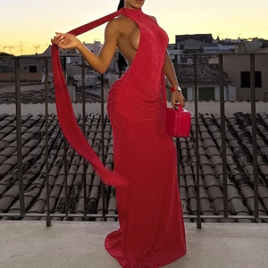 Vestidos ajustados sin mangas y sin espalda de color liso, a la última moda para mujer - Product Image 3