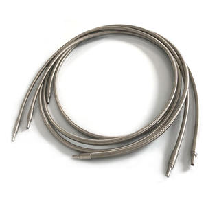 Tuyau PTFE à tresse extérieure en acier inoxydable haute pression SS304 de qualité alimentaire, tuyau de moulage, tube tressé en acier inoxydable PTFE - Product Image 3