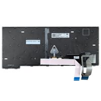 Clavier d'ordinateur portable rétroéclairé pour Lenovo Thinkpad T14 Gen 3 Gen 4 P14s Gen 3 Gen 4 L14, disposition US, cadre noir, 5N21D67970 5N21D68058