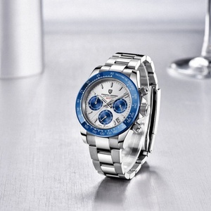 PAGANI DESIGN New PD-1644 Sports Quartz Men's Watch Multifunctional Chronograph Top Brand Sapphire Glass 100M Waterproof <b>Clock</b> - Product Image 5