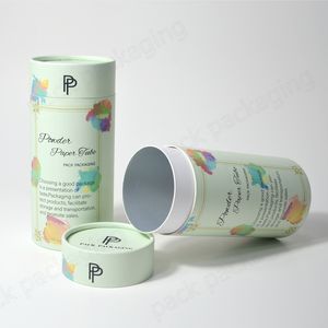 Máquina de Molienda de Alimentos Orgánicos al por Mayor, Caja de Tubo de Papel con Forro de Papel de Aluminio Hermético, Selección Expo 2022, Hecha de Papel Kraft - Product Image 3