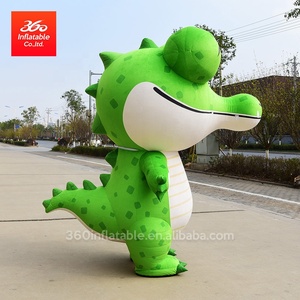 Costume en peluche <span class=keywords><strong>gonflable</strong></span> pour décoration d'exposition de scène, poupée crocodile <span class=keywords><strong>gonflable</strong></span> personnalisée de dessin animé pour la publicité - Product Image 4