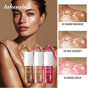 Fond de Teint Illuminateur Naturel Hydratant Léger Multi-usages Crème Scintillante Corps et Visage Bronzer pour <span class=keywords><strong>Paris</strong></span> - Product Image 4
