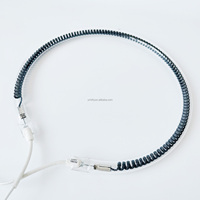 Élément chauffant circulaire en quartz électrique 1000w 1200w 1500w