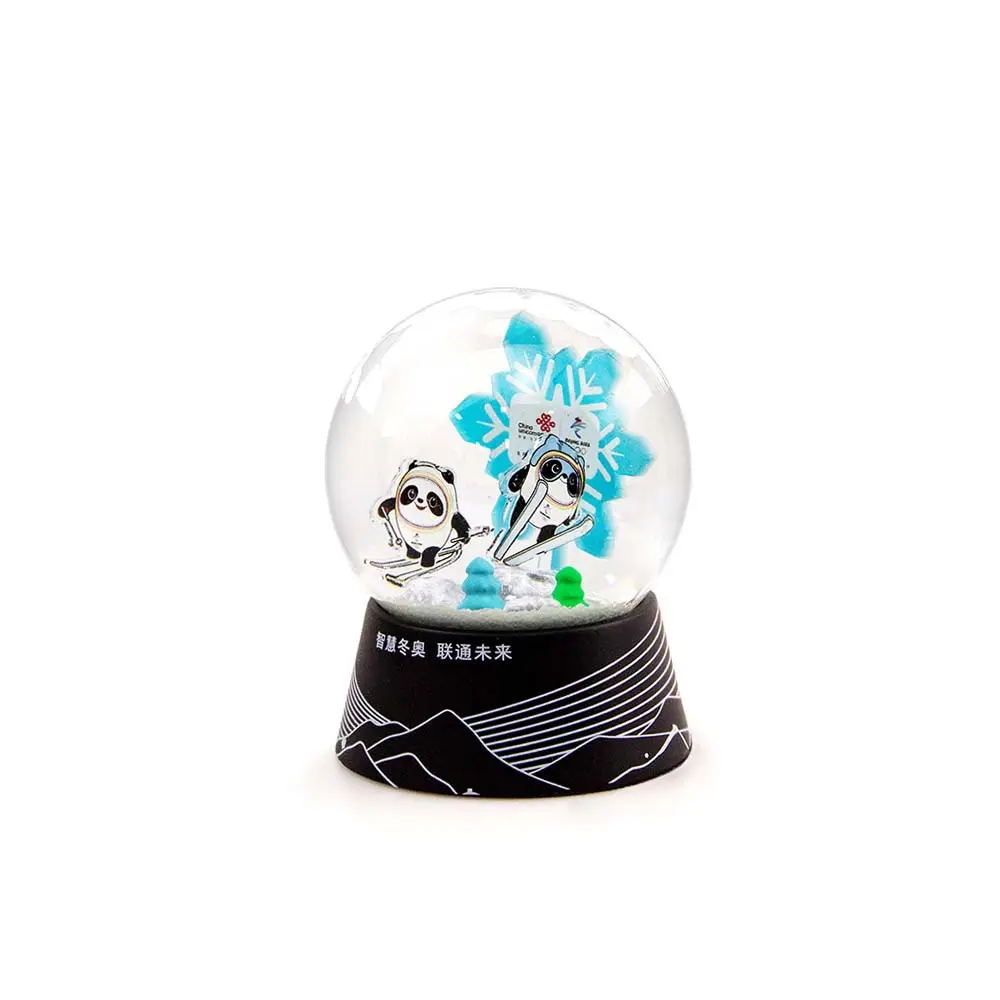 Wholesale 65mm Acrylic Interior Diy Unicorn Egypt Nativity Venice Glitter Empty Kit Snow Ball/Custom Snow Globes/Water Globe