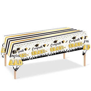 وصل حديثًا ، طقم حفلات التخرج ، لافتة ، مفرش مائدة ، أواني طعام يمكن التخلص منها ، أطباق ورقية ، مناديل ، لوازم حفلات - Product Image 5