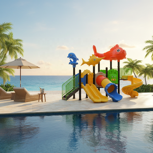 Équipement de parc aquatique, toboggan aquatique commercial, équipement de jeux aquatiques, usine chinoise, vente en gros, parc aquatique personnalisé - Product Image 5