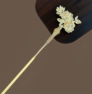 Palillos para el Cabello con Flores, Pasadores de Pelo con Esmalte de Peonía, Estilo Chino Antiguo, Palillo para el Cabello Delicado, Joyería Elegante de Alta Gama para Mujer - Product Image 5