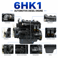 Moteur diesel automobile ISUZUU 6HK1 210 kW 1900 tr/min, turbocompressé, pour camions lourds et véhicules de transport