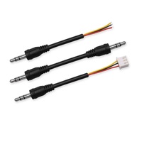 Fiche jack 3.5mm mâle ST XH Connecteur à pas de 2.54mm Câble audio
