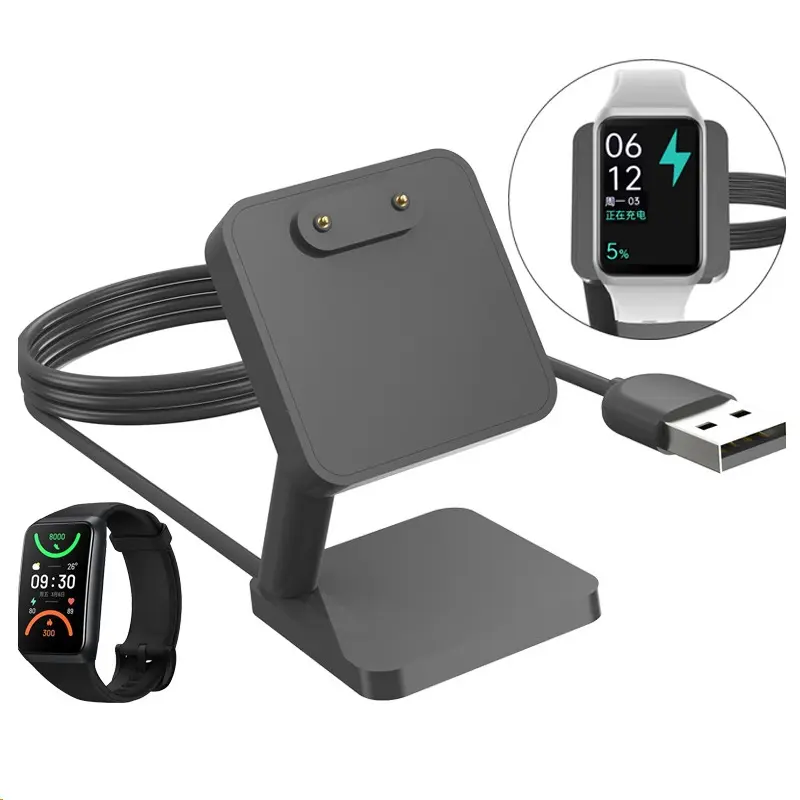 1m Smart Bracelet USB Charging Cable For OPPO Band 2 Style Sport Watch Magnetic Charger Power Supply Adapter Accessories