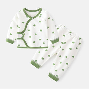 Conjuntos de Pijamas para Bebés Recién Nacidos, 100% Algodón, Manga Larga, Tejido de Punto, Unisex, Conjuntos de Ropa de 2 Piezas - Product Image 2