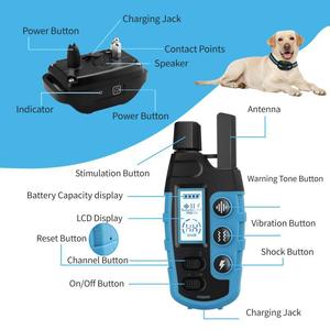 ปลอกคอสุนัขควบคุมระยะไกล SmartPet กันน้ำ ป้องกันการเห่า ควบคุมการเห่าได้ระยะไกล ฟังก์ชั่นหลากหลาย สำหรับสุนัข - Product Image 1