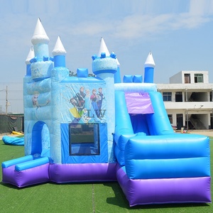 Alquiler <span class=keywords><strong>de</strong></span> fiesta princesa saltando <span class=keywords><strong>castillo</strong></span> hinchable con tobogán Combo Casa <span class=keywords><strong>de</strong></span> rebote inflable congelada para niños - Product Image 6
