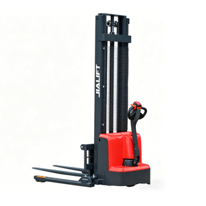 Transpalette Électrique Autoporté de 1,3 Tonne avec Hauteur de Levage de 1,6 à 3,5 m et Moteur DC pour la Manutention de Palettes en Entrepôts et Ateliers - Product Image 1