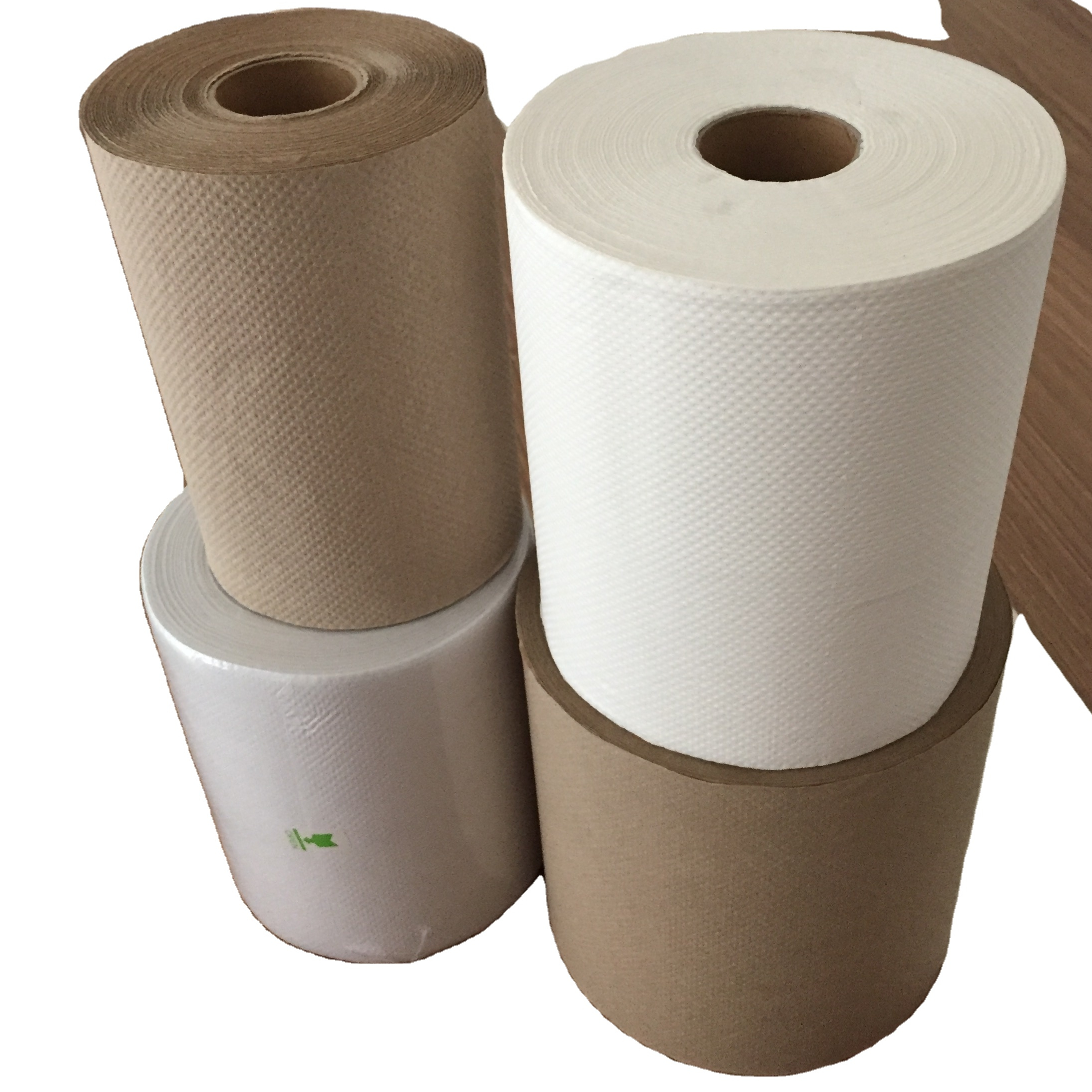 Hand paper towel rolls tissue papers in rolls 8" white hardwound kitchen paper