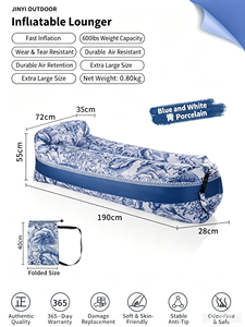 Sofá inflable para exteriores, sofá plegable para camping, sofá portátil para festivales de música, colchón de aire para camping - Product Image 5