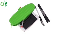 OKSILICONE Trousse à crayons en silicone pour enfants, multifonctionnelle, grande capacité, pour fournitures scolaires