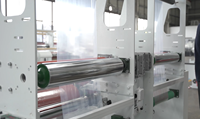 Nouvelle machine de soufflage de film HDPE/LDPE automatique à vis simple et double tête de moulage avec moteur, production de 150 kg/h, garantie de 3 ans