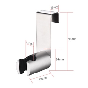Stainless Steel Toilet Portable Water Sprayer Seat Bidet Handheld Sprayer Holder Toilet Bidet Sprayer Holder <b>Hook</b> Hanger - Product Image 2