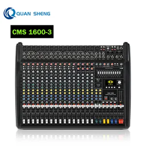 CMS1600-3 Audio Mixer for Audio Amp DJ Mixer with USB