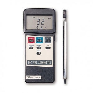 AM-4204 Thermal Anemometer High Anemometer Hot Wire Wind Temperature and air Volume Measurement - Product Image 1