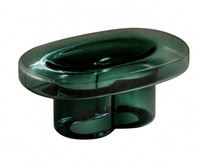 Table basse en verre de style nordique moderne pour le salon, design carré simple