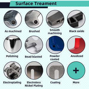 정밀 5 축 CNC 가공 알루미늄 배플 억제 부품 가공 드론 부품 OEM 금속 패트 CNC 밀링 서비스 - Product Image 4