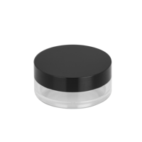 B621 Boîtier vide rond pour maquillage, emballage plastique, étui pour poudre libre avec tamis rotatif, couleur nude, prix