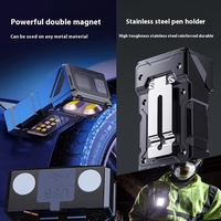 Nouvelles tendances de design, produits pour le camping en plein air, multi-outils EDC, lampe de poche rechargeable par USB, mini lampe de poche, porte-clés