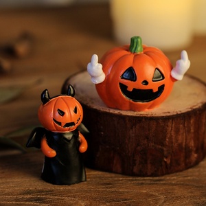 Nueva Llegada de Decoraciones de Halloween, Adornos de Resina con Diseño de Calabaza de Dibujos Animados, Hechos en China, para Fiestas de Halloween - Product Image 3