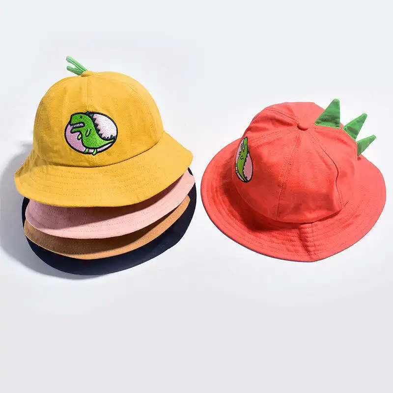 spring and autumn organic cotton Boys Girls newborn children's so cute western style Baby bucket hat fisherman hat