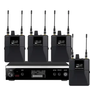 ERZHEN In-Ear kabelloses persönliches Bühnenmonitor-System On-Ear-Monitor Empfänger für Bänder Digitaler Dsp-Audio-Prozessor