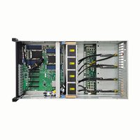 Boîtier GPU 5U 8 baies à alimentation redondante et échangeable à chaud pour l'arithmétique de l'intelligence artificielle (IA)