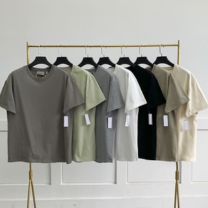 Camiseta de algodón grueso de 300 gramos para hombre, estilo urbano, oversize, ropa de moda. - Product Image 6