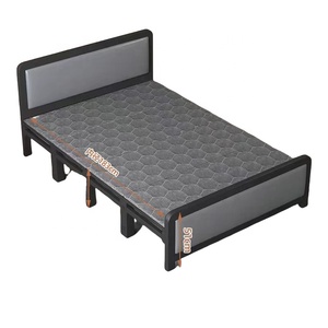 Hot-selling Single or Double King-size <strong>Bed</strong>, Multi-functional Luxury Metal Frame Folding <strong>Bed</strong>, Portable Office or Outdoor Use - Product Image 4