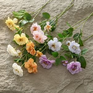 Fleur artificielle CallaFloral, rose, branche unique, polyester, décoration intérieure, bouquet de mariage, décoration murale - Product Image 2