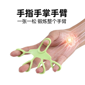 Bandes de résistance en silicone Tf 10x8 cm pour l'entraînement de la force des mains, équipement de fitness et de mise en forme du corps - Product Image 3