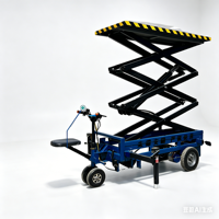 Plateforme élévatrice à ciseaux électrique autopropulsée 500 kg, plateforme de levage hydraulique mobile avec siège, 6 m, protection IP54, pour vergers, serres, fruits