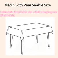 Nappe de mariage jetable 1.0*1.6m nappe en pierre pour restaurants et pique-niques couverture de table rectangulaire