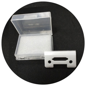 Lưỡi dao cắt tỉa chất lượng cao, thiết kế mới, hai răng kép, màu trắng, làm bằng gốm sứ, dành cho máy cắt tỉa Magic - Product Image 2