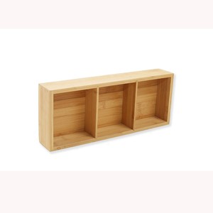 Wooden Storage Box Rectangular <b>Open</b> Top With Compartments Drawer Organizer For Kitchen Home Cosmetic Tea Jewelry - Product Image 4