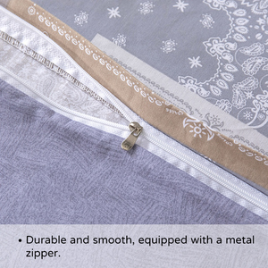 Parure <span class=keywords><strong>de</strong></span> lit en coton 100% personnalisée, draps, <span class=keywords><strong>housse</strong></span> <span class=keywords><strong>de</strong></span> <span class=keywords><strong>couette</strong></span>, ensemble <span class=keywords><strong>de</strong></span> literie, taille King, taille Queen, taille Full, super doux, luxe - Product Image 4